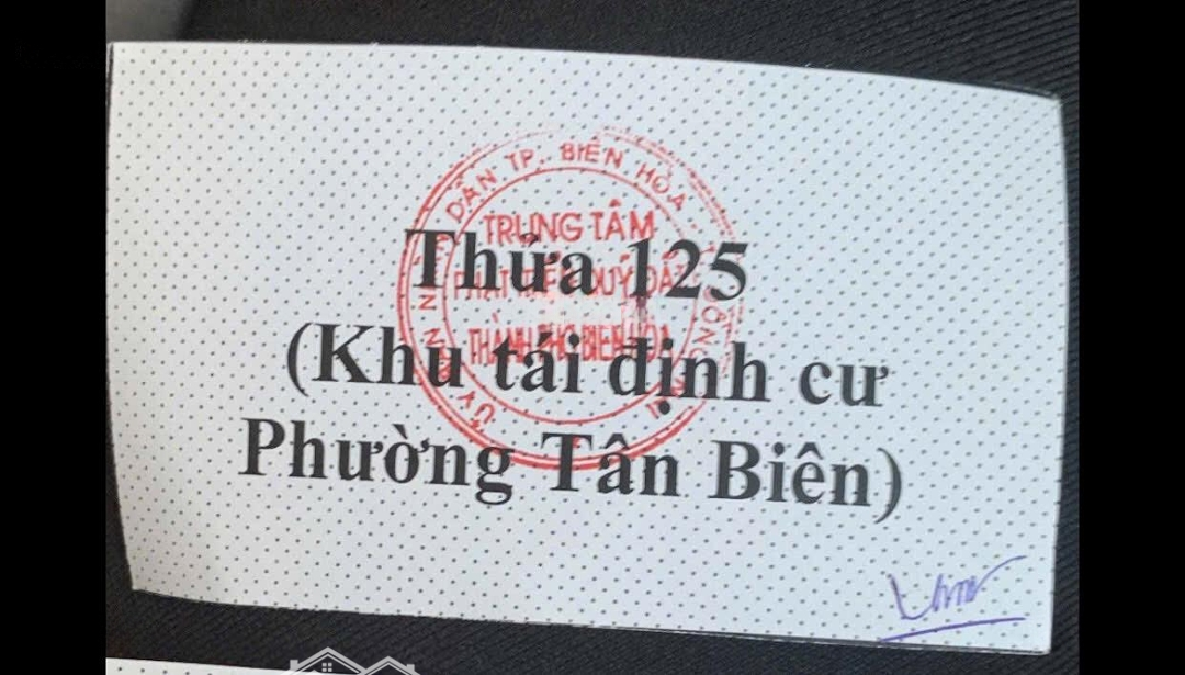 Bán Đất Tái Định Cư Phường Tân Biên Tp Biên Hoà