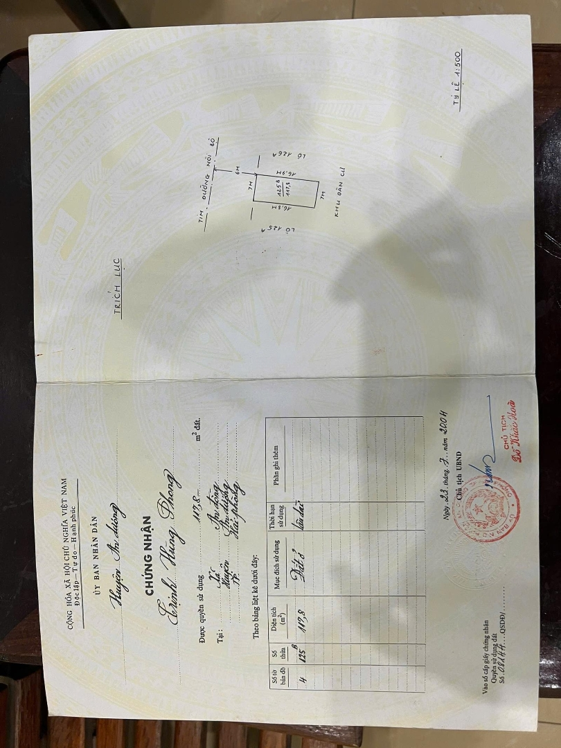 Bán Đất 118M Ngay Sau Trục Máng Nước Đường Nhựa Thông Rộng Tại Phân Lô Bến Thóc An Đồng