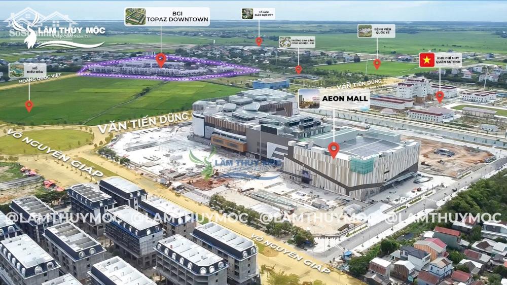 Nhà phố liền kề 3 tầng BGI Topaz Downtown - Giai đoạn cuối trước Huế lên Trung Ương (chỉ từ 2,2 tỷ)