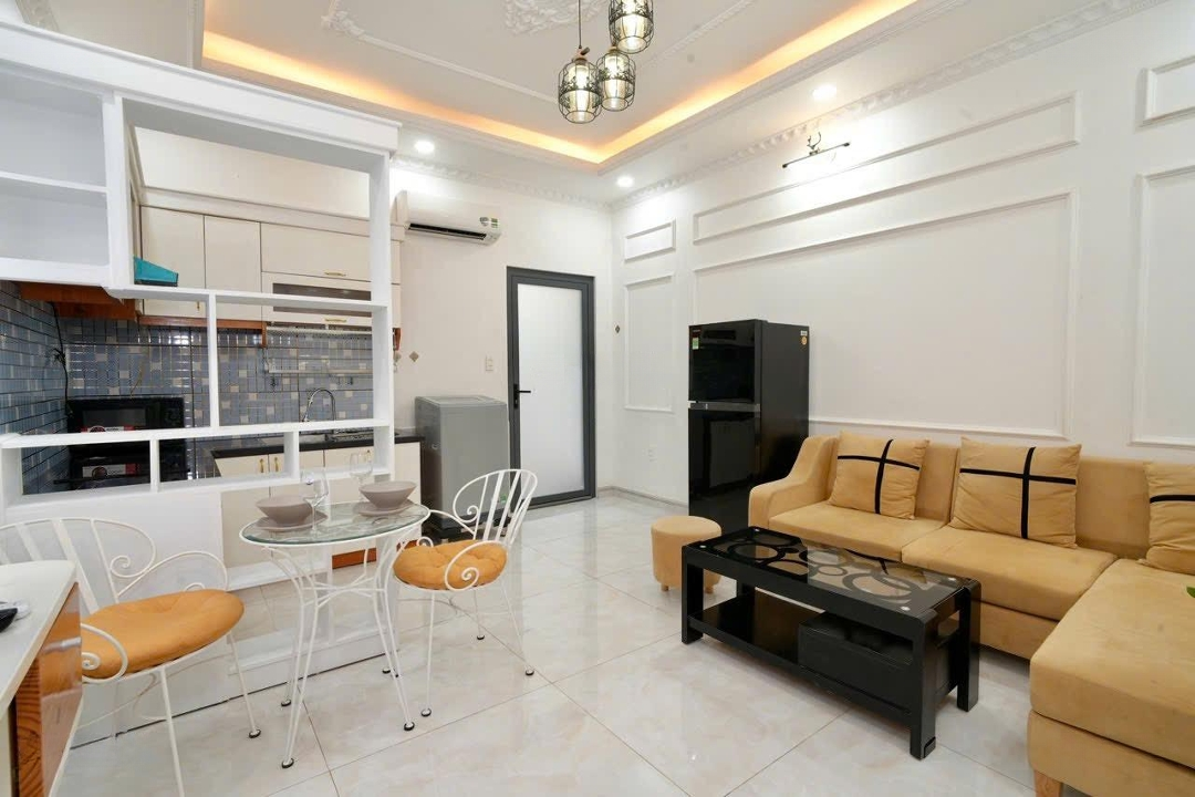 Căn Hộ 1 Phòng Ngủfull Nội Thất Cao Cấp 100% Ban Công Lớn, Trần Đình Xu Gần Phố Bùi Viện, Cầu Ông Lãnh