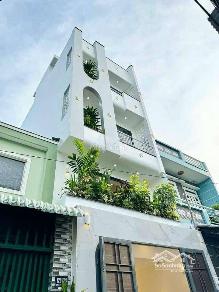 Hót Nhà Đẹp 4 Tầnghẽm Xe Hơi-Cmt8-P5-Tân Bình. Đối Diện Công Viên Lê Thị Riêngdiện Tích53M Giá Bán 8,5 Tỷ