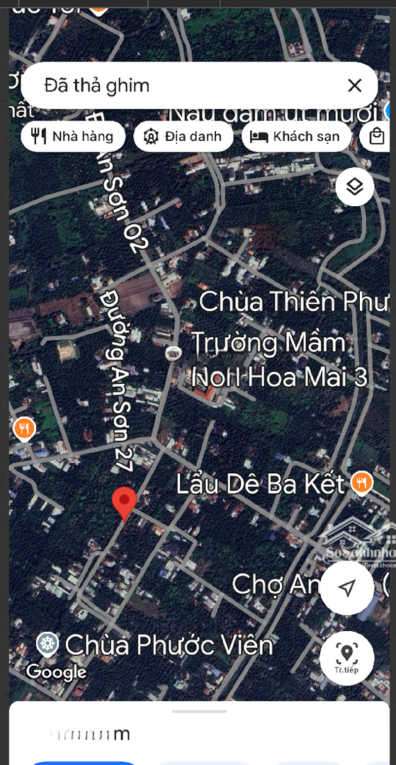 Bán Đất Biệt Thự Vườn An Sơn Siêu Mát. Mặt Tiền 29M, Giá 7, 7 Triệu/M2. Đường An Sơn 44, Xã An Sơn