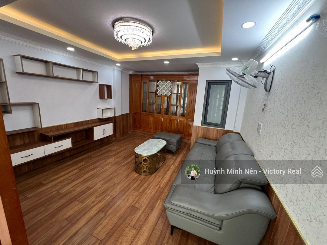 Nhà Đẹp Đón Tết, Trệt Lửng 2 Lầu Sân Thượng, (4 X 12M)Hẽm Xe Hơigần Nguyễn Phúc Chu , Giá Chỉ 6 Tỷ Tl