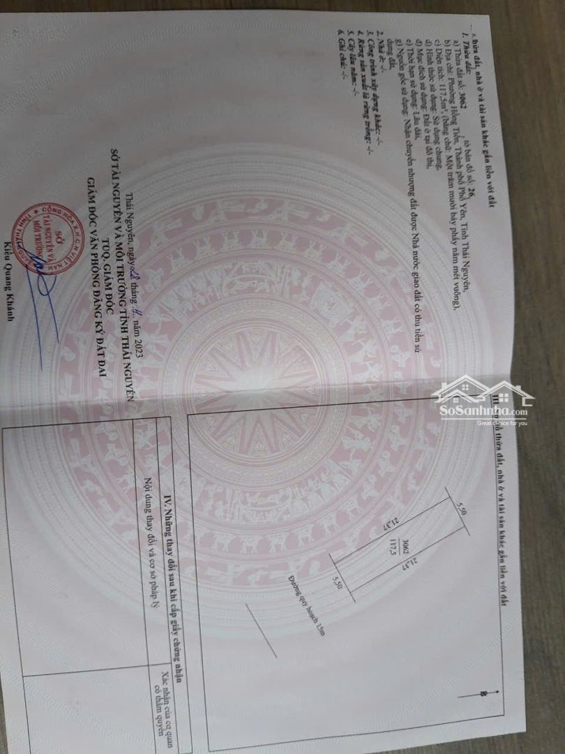 Cần Bán Nhanh Đất Nền Dự Án 18 Triệu/M2 Tại Kđt Việt Hàn, Phổ Yên, Thái Nguyên, 117,5M2 Sổ Đỏ Chính Chủ