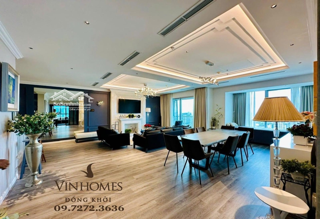 Cho Thuê Căn Hộ Cao Cấp Vinhomes Đồng Khởi 4 Phòng Ngủnội Thất Cao Cấp Như Hình 100%