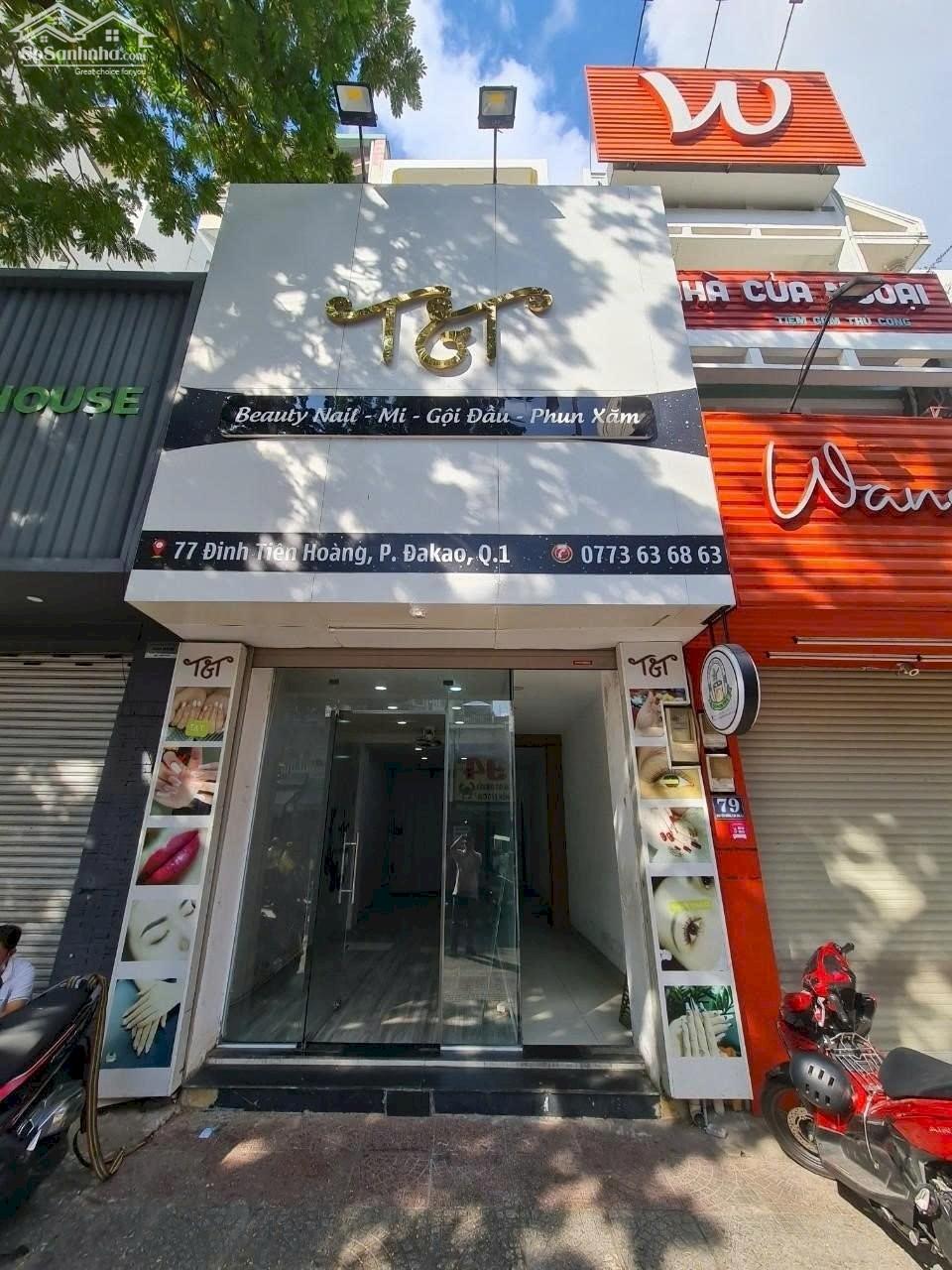 VIP - Mặt Tiền Đinh Tiên Hoàng, Quận 1 - 4m x 18m 5 Tầng - Gần Điện Biên Phủ