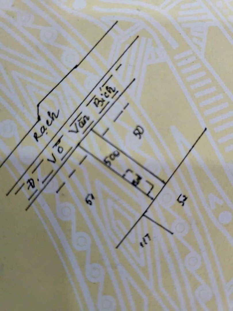 Bán Đất Mặt Tiền Võ Văn Bích 8X38M=307M2 Thổ Cư