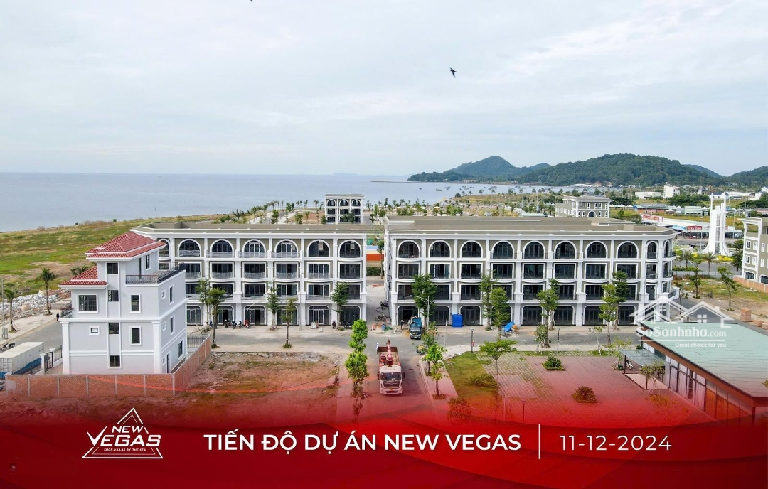 Bán Biệt Thự Tại New Vegas Hà Tiên, Giá Thỏa Thuận, 105M2, 5 Phòng Ngủ 6 Vệ Sinh 3 Tầng, Mặt Tiền 7M, Ngõ 17M