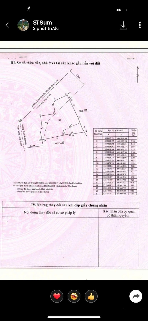 Bán Nhà Căn Góc Biệt Thự Phố
127-129 Trần Nhật Duật. P Phước Hoà. Nha Trang