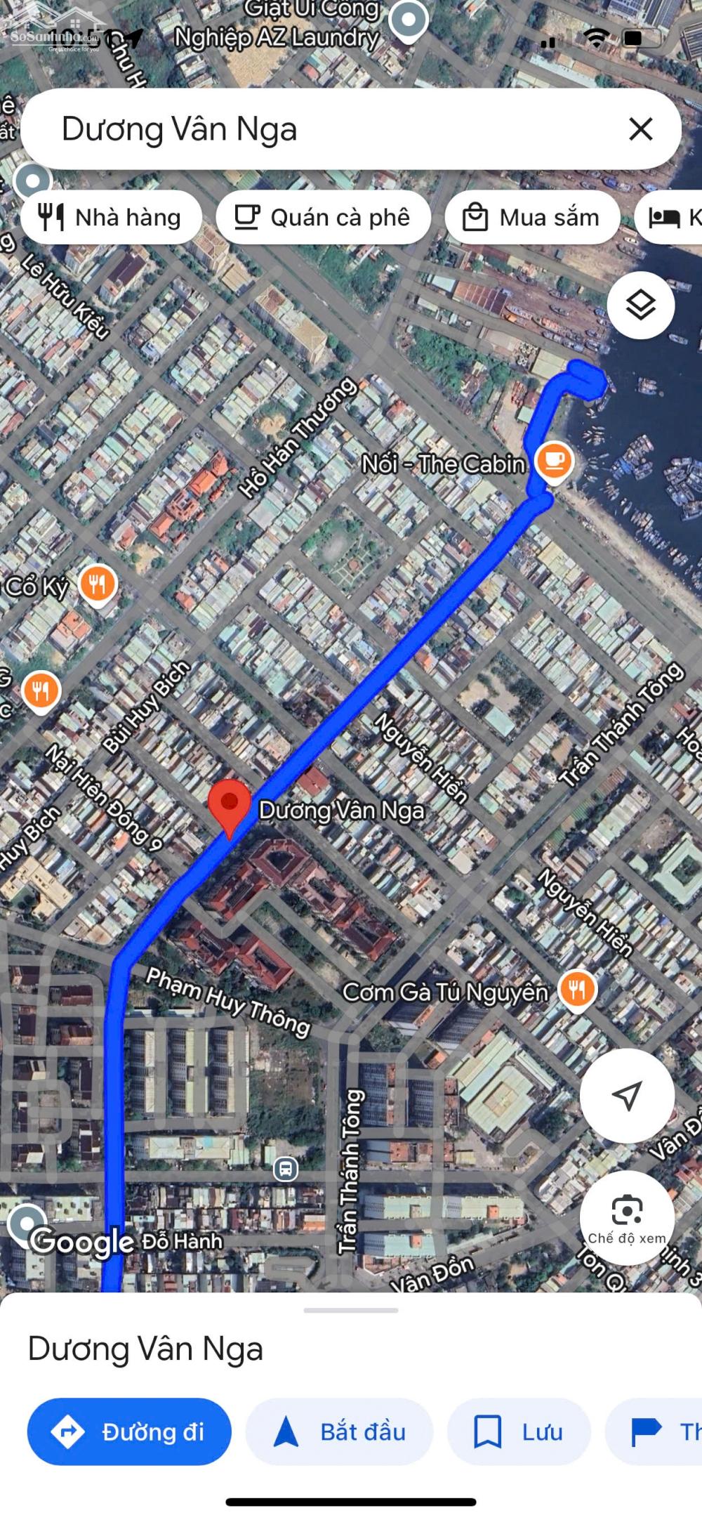 Bán đất mặt tiền đường 10m5 Dương Văn Nga, Nại Hiên Đông, Sơn Trà - 100m2/ 5,7 tỷ TL