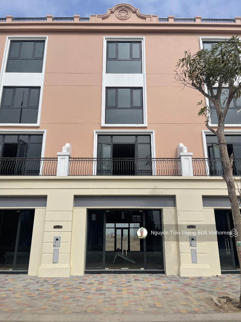 Chỉ Còn Duy Nhất Căn Shophouse Đẹp Nhất Ở Mặt Đường Tương Lai,Diện Tích108M,Mặt Tiền6M Ở Vinhomes Vũ Yên