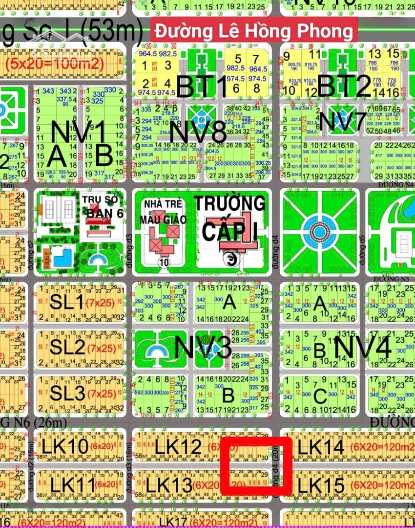 Bán Đất Nền Dự Án Hud. Lk12 - 31. Diện Tích: 6M X 20M. 120M2. Giá Chỉ Hơn 1 Tỷ 700. Liên Hệ: 0901 339 686