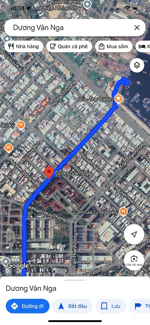 Bán Đất Mặt Tiền Đường 10M5 Dương Văn Nga, Nại Hiên Đông, Sơn Trà - 100M2/ 5,7 Tỷ Tl