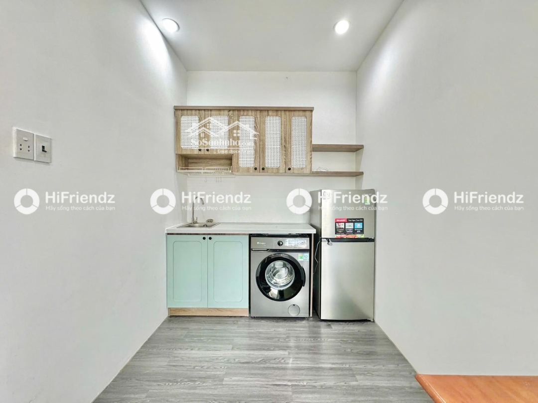 Căn Hộ 2 Phòng Ngủthiết Kế Cực Xinh | Full Nội Thất - Máy Giặt Riêng - Mặt Tiền Đường | Gần Cầu Ông Lãnh