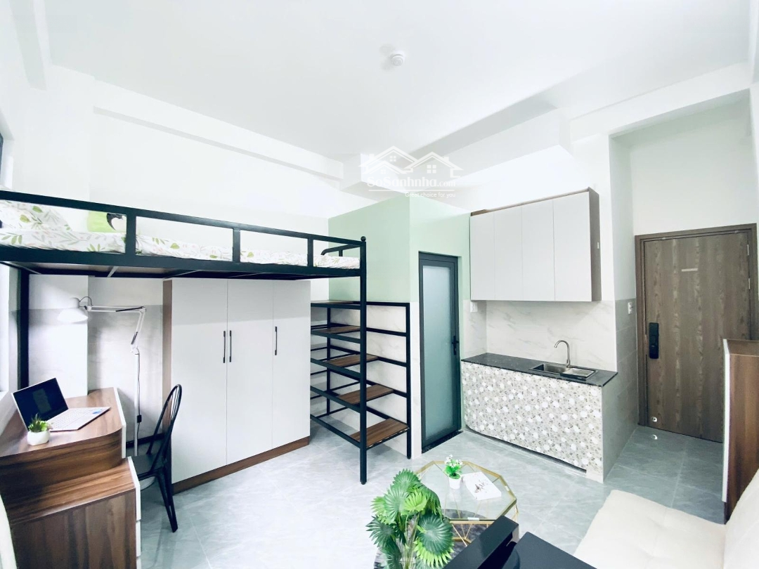 Căn Hộ Cho Thuê Đầy Đủ Nội Thất Tiện Nghi, Thang Máy, Nhà Mới Xây Gần Chợ Phạm Văn Hai