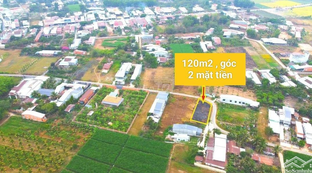 Bán Gấp Lô Góc 2Mtdiện Tích119.7M2 (8.58 X 16.49M) Thổ Cư 1 Sẹc Tỉnh Lộ 2 Trung Lập Hạ Giá Bán 900 Triệu Còn Tl
