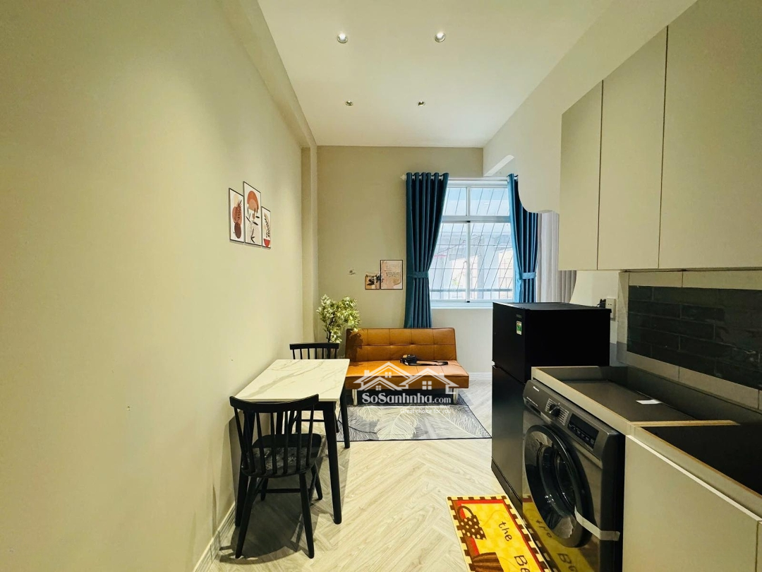 Cho Thuê Căn Hộ 1 Phòng Ngủ Bình Thạnh, Nguyễn Cửu Vân - Full Nội Thất Cao Cấp, Có Máy Giặt Riêng