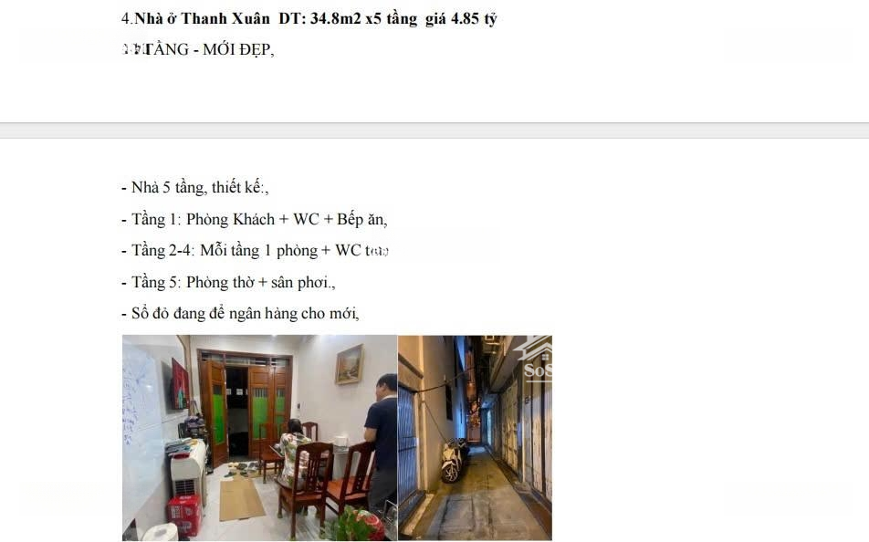 Bán Nhà Do Nha, Miêu Nha Diện Tích Từ 30M2 Giá Từ 4,5 Tỷ