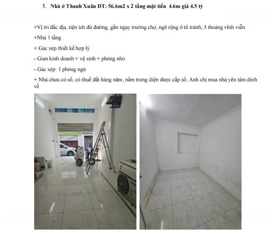 Bán Nhà Do Nha, Miêu Nha Diện Tích Từ 30M2 Giá Từ 4,5 Tỷ