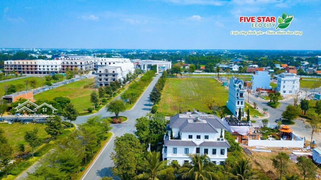 Cần Bán Gấp Đất Kdc Five Star Eco City, Đinh Đức Thiện, Giá Rẻ Nhất 2.450 Tỷ, 100M2, Sổ Hồng Riêng
