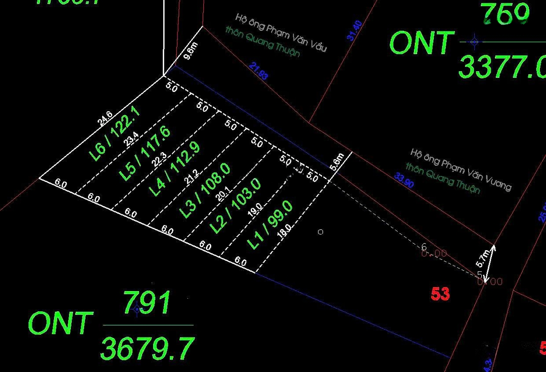 Bán 6 Lô Đất Full Thổ Cư Ở Minh Sơn Ngọc Lặc,Diện Tích122M2Mặt Tiền5M Nở Hậu Giá 240 Triệu/Lô