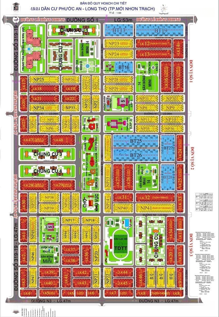 Bán Căn Góc 250M2 Siêu Phẩm Đối Diện Công Viện Tại Dự Án Xây Dựng Hà Nội Tại Nhơn Trạch - Đồng Nai