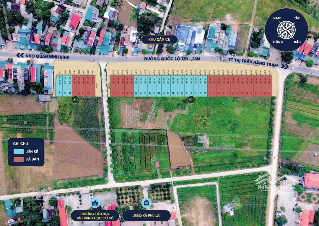 Bán Nhanh Đất Quốc Lộ 12B, Phú Lai, Yên Thủy, Hòa Bình Giá Cực Tốt 11,2 Triệu / M2, 168M2