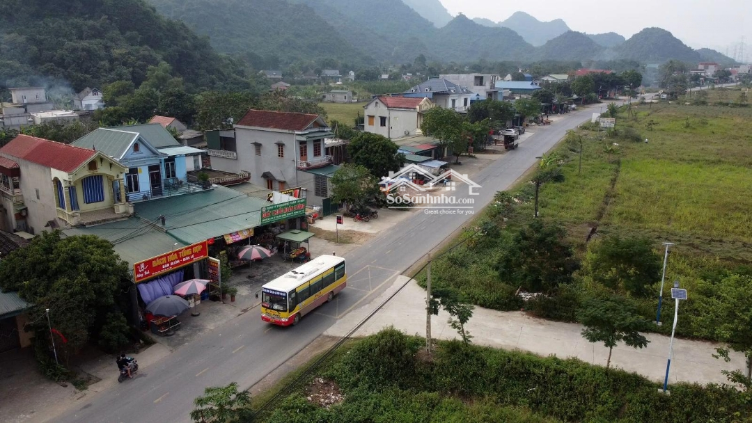 Bán Đất Mặt Đường Quốc Lộ Chỉ 11 Triệu/M- Sổ Đỏ Sẵn Tay-Vị Trí Trung Tâm Xã-Diện Tích 168M-Giá 1,9/1Lô