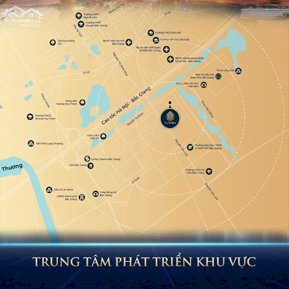 Tháp đôi Luxora cách Go Bắc Giang 300m sắp ra mắt giai đoạn đầu tiên.lh 0973681053.