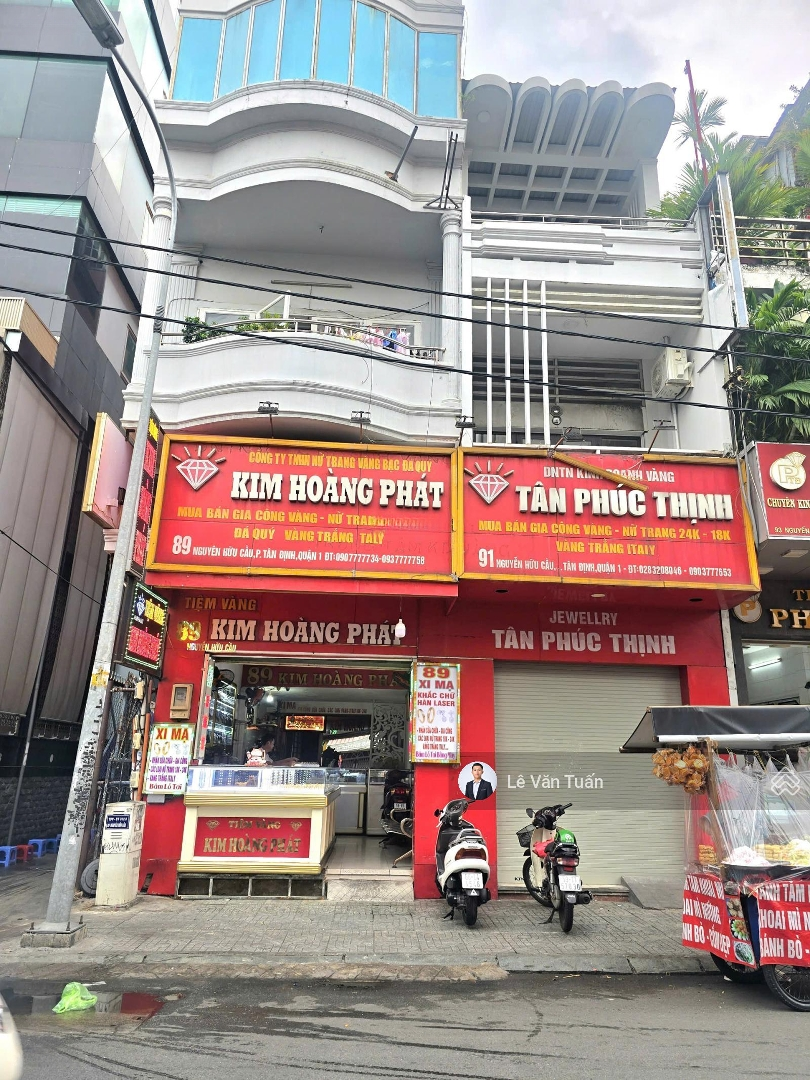 Bán Nhà Mặt Tiền 89 - 91 Nguyễn Hữu Cầu, Phường Tân Định, Quận 1. Đối Diện Chợ Tân Định