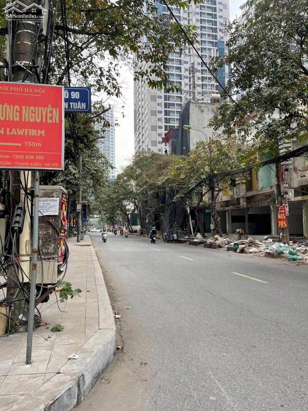BÁN NHÀ THANH XUÂN, MẶT PHỐ NGUYỄN TUÂN,  Ô TÔ TRÁNH - VỈA HÈ - DT 46/50M2,MẶT TIỀN 4,1M,