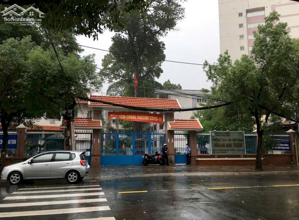 Bán CHDV mặt tiền ngay trường Nguyễn Thượng Hiền 6L DT sàn 215m2 ngang 5m TN 45tr 15.5 tỷ