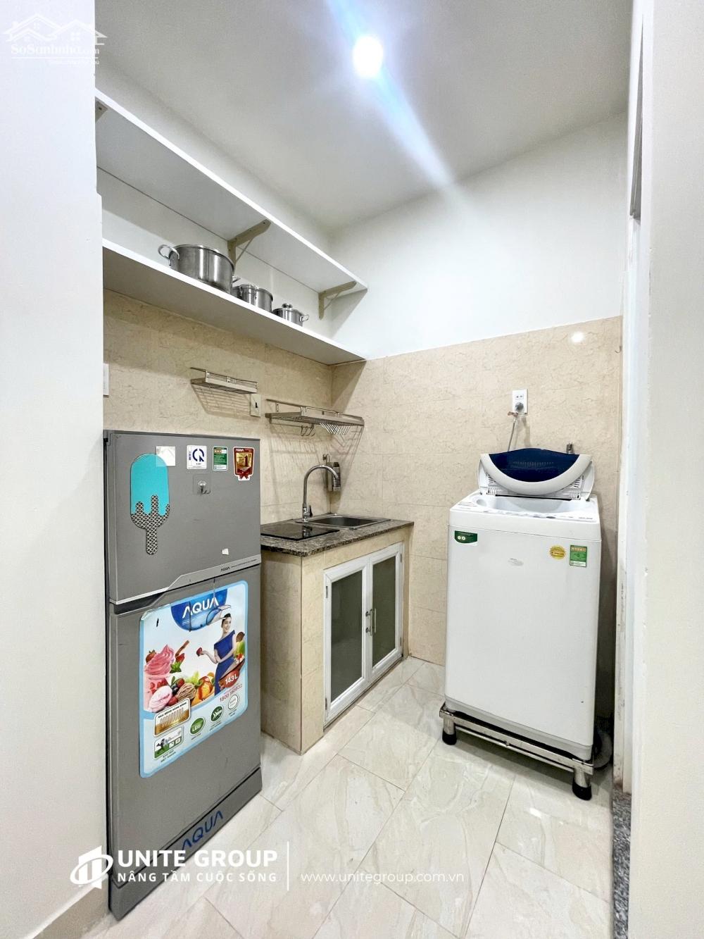 Cho Thuê Căn Hộ 1PN Cửa Sổ Trời, Máy giặt riêng rộng 35m2 gần Nguyễn Cửu Vân Bình Thạnh