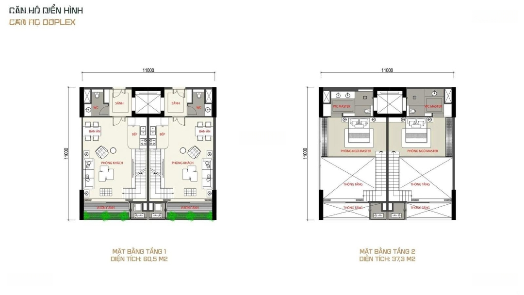 Noble Crystal Long Biên Sky 304M2 + Duplex 221M2 + Duplex Nhỏ 2 Tầng 98M2 Thang Máy Riêng Từng Căn