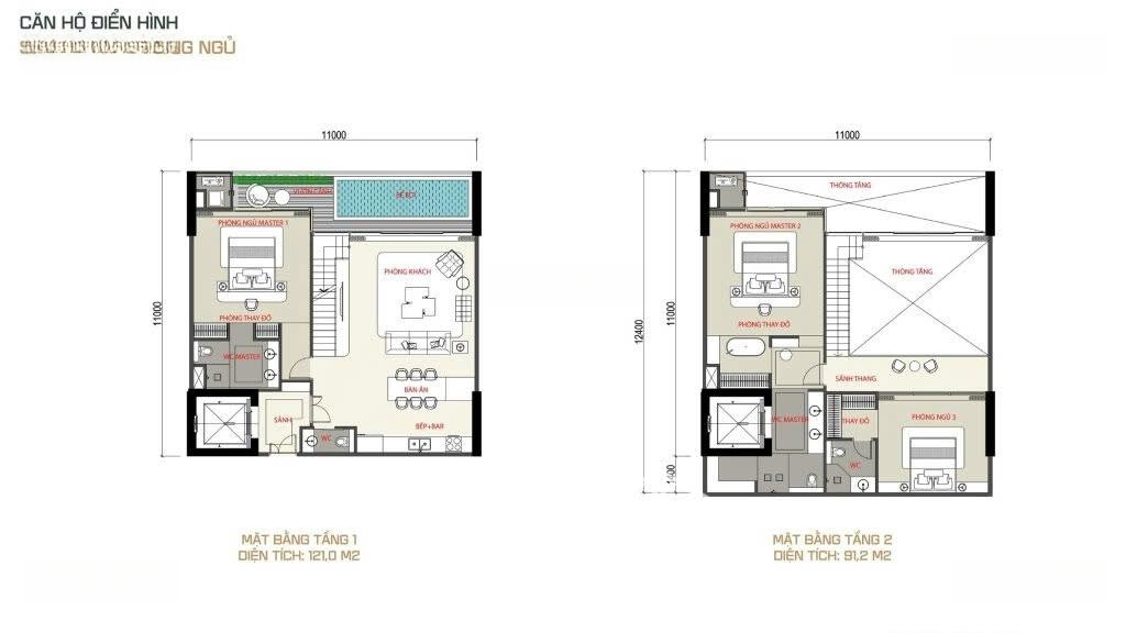 Noble Crystal Long Biên Sky 304M2 + Duplex 221M2 + Duplex Nhỏ 2 Tầng 98M2 Thang Máy Riêng Từng Căn
