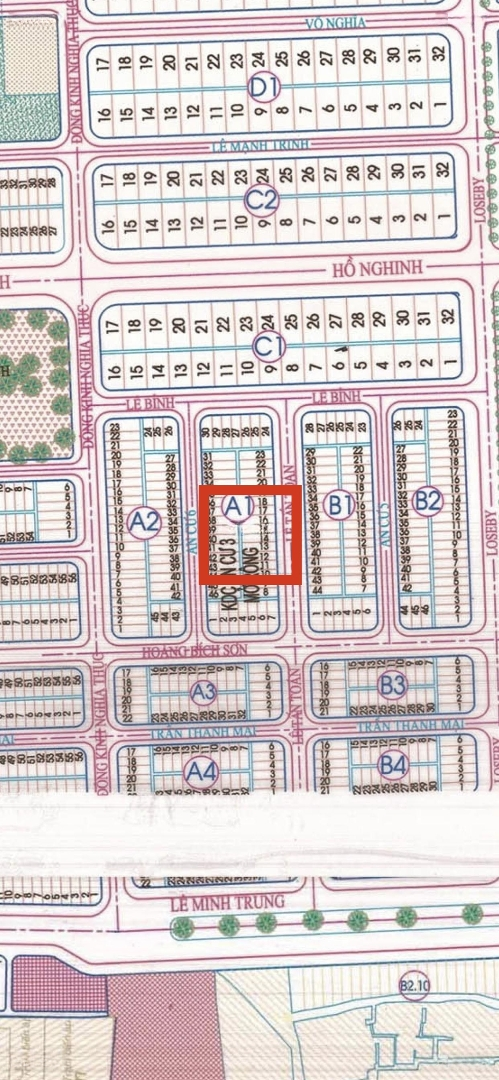 Cặp Đất Siêu Đẹp ! 180M2 Ngang 10M Đường Lê Tấn Toán , Gần Công Viên Hồ Nghinh , Giá Hơn 17Tyx