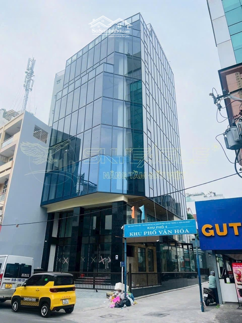 Bán Tòa Nhà Góc 2 Mặt Tiền Huỳnh Văn Bánh P15 Q Phú Nhuận