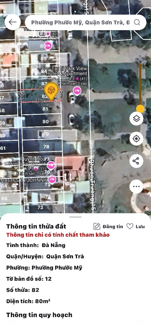 _ Bán Cặp Đất Phước Trường 15 Sơn Trà P.phước Mỹ Vị Trí Đất Siêu Đẹp