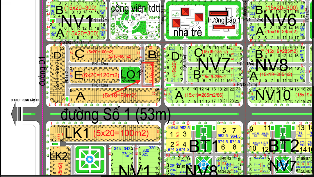 Bán Nhanh Nền Đất Mặt Đường 12M ( Diện Tích: 90M) Da Hud Nhơn Trạch,Đối Diện Công Viên Đầu Tư Sinh Lời Ngay!