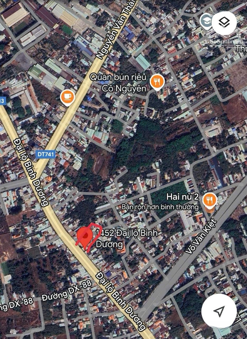 Cần Ra Gấp Lô Đất Mặt Tiền Đại Lộ Bình Dương. 366M2 Giá Bán 5Ty550