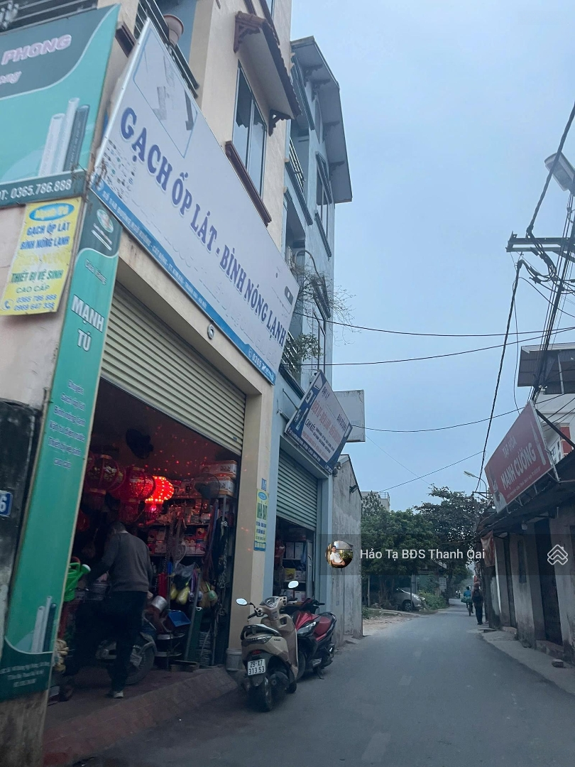 Nhà 3 Tầng Mặt Đường Trục Chợ Kim Bài - Thanh Oai, Diện Tích 61M, Kinh Doanh Buôn Bán Vip