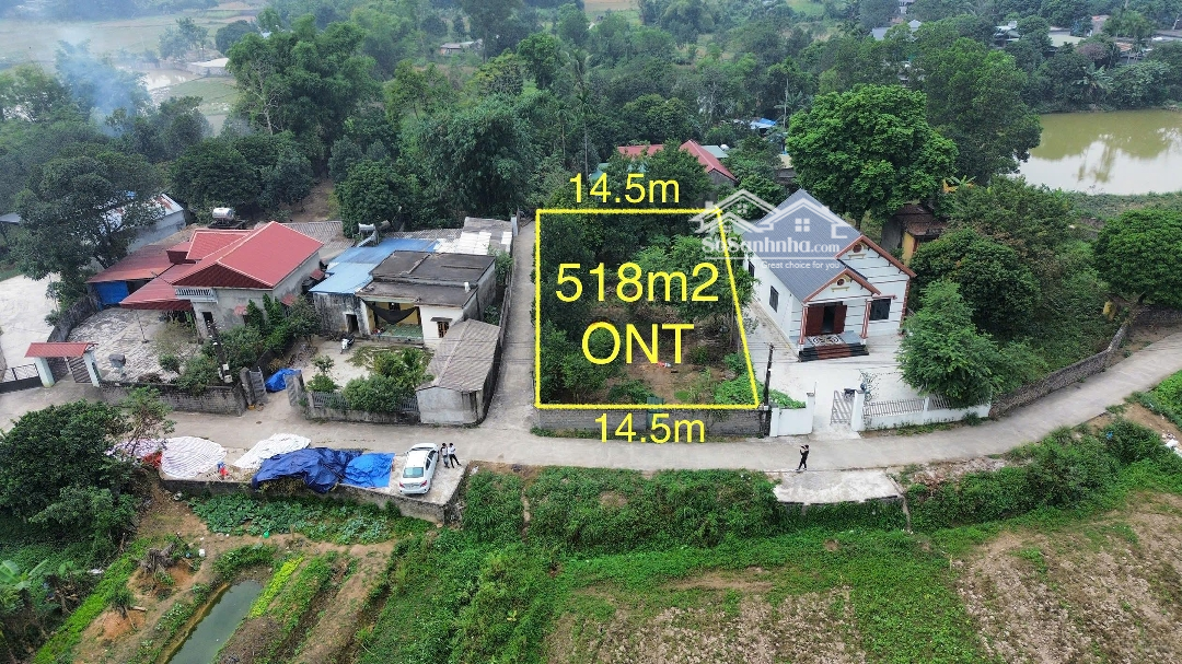 Cần Bán Siêu Phẩm Nghỉ Dưỡng Dtich 518M2 Full Thổ Cư Tại Thanh Cao - Lương Sơn - Hoà Bình