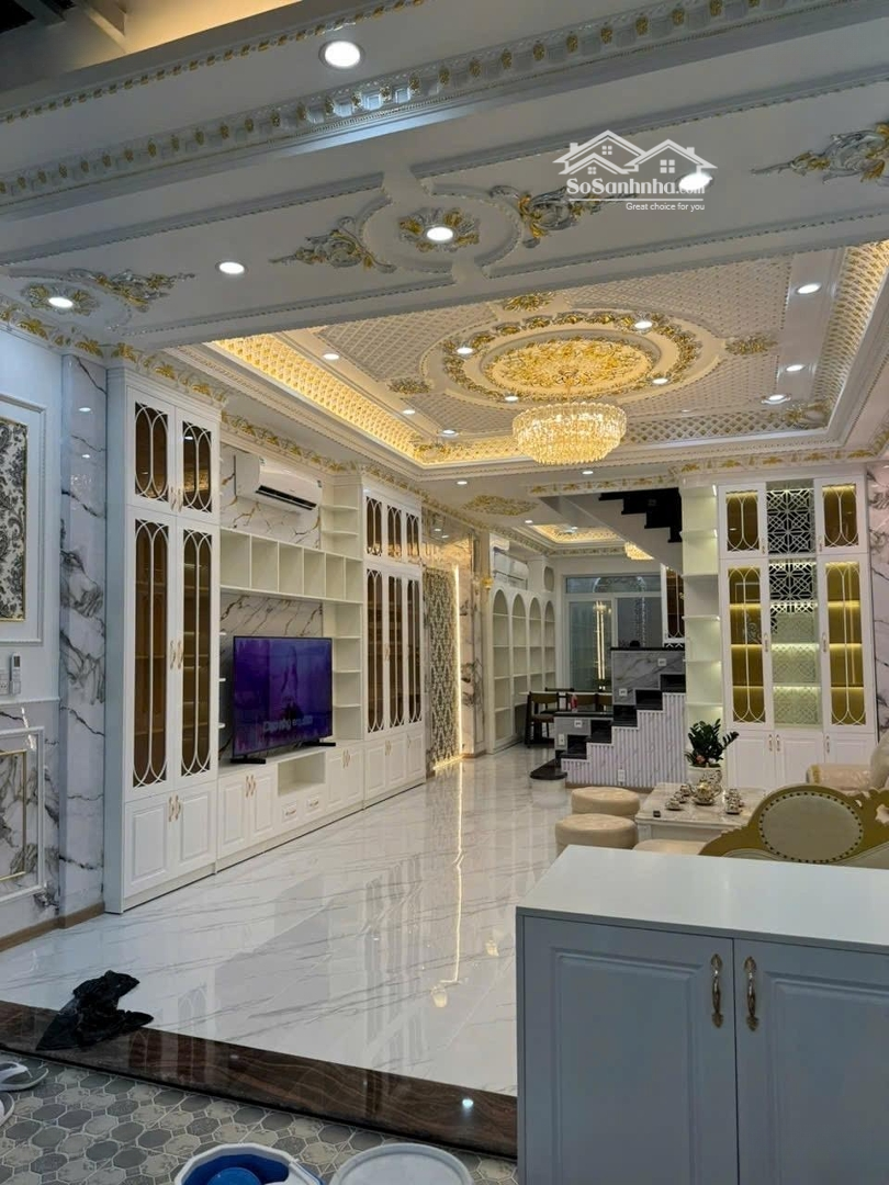 Bán Nhà: Nhà Bè: Nhà Siêu Đẹp, 95M2 , 5Phòng Ngủ, 5 Vệ Sinh Ôtô Ngủ Trong Nhà, Cạnh Pmh 5P.