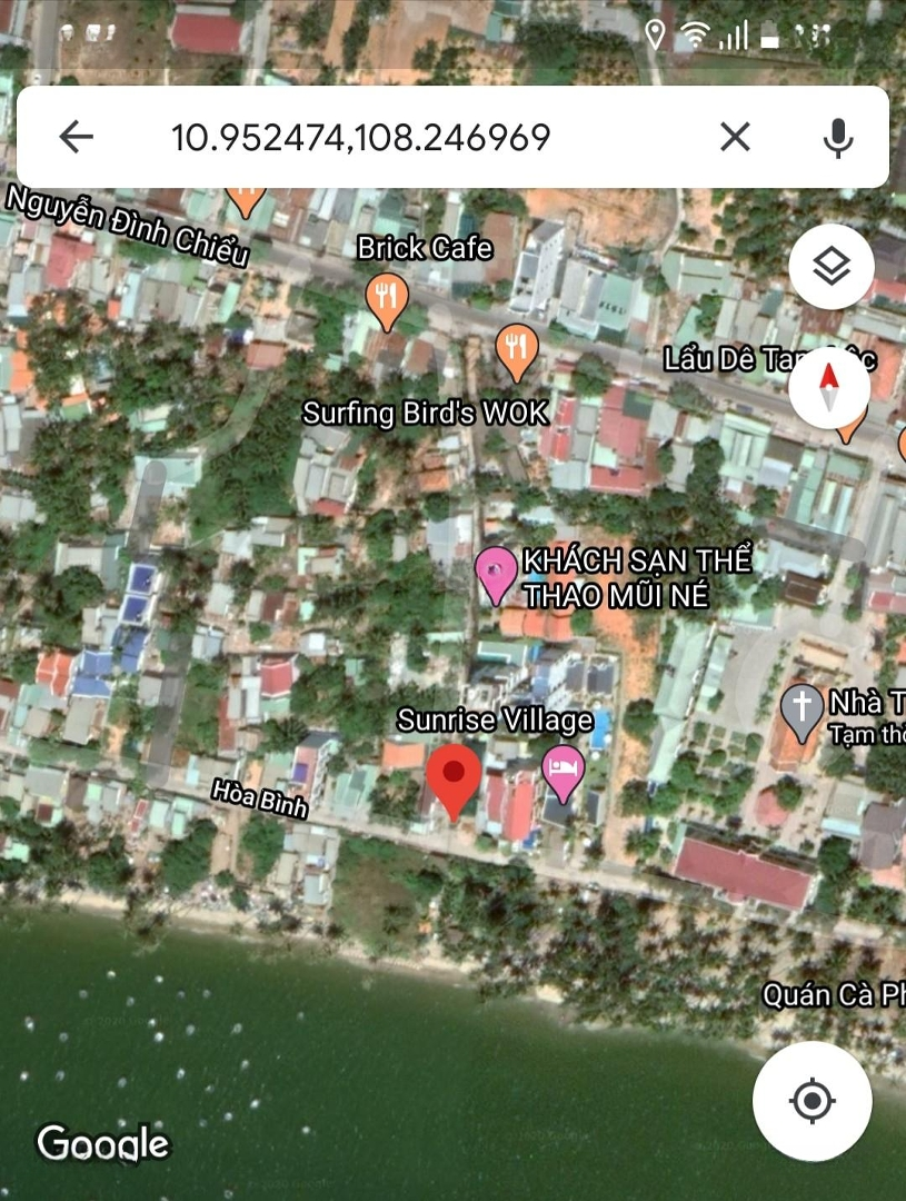 Bán Đất 90M2 Lô Góc 2 Mặt Tiền Đường Giáp Biển, Khu Trung Tâm Du Lịch Khách Tây