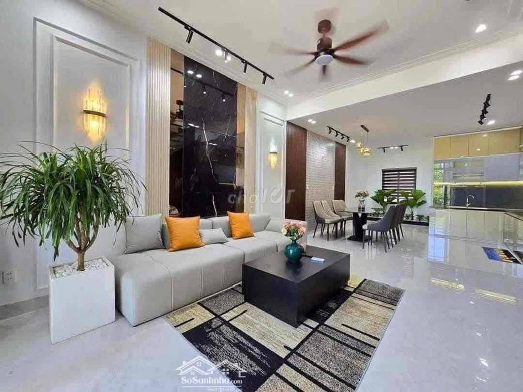 Bán Gấp Căn Nhà Phố 3 Tầng, 76,5M2, Mới, Hoàn Thiện, Gara Ô Tô Riêng, Sân Thượng, Sổ Sẵn
