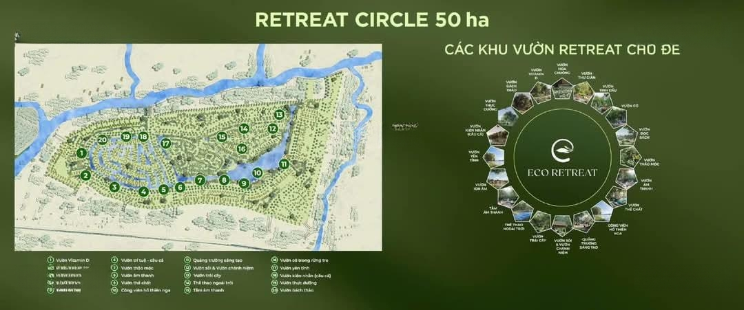 Eco Retreat Khu Đô Thị Sinh Thái Rừng Trị Liệu Đầu Tiên Tại Việt Nam. Liên Hệ: 039 4000 103 Oanh