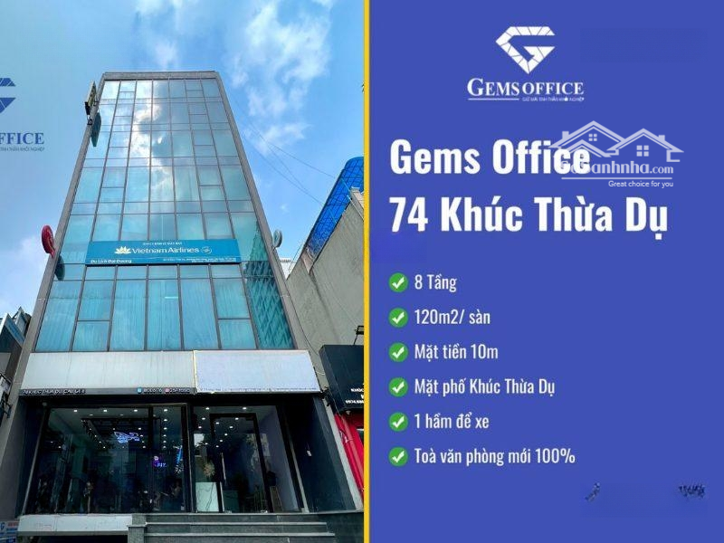 Chính Chủ Cho Thuê Văn Phòng Diện Tích Từ 50M2 - 250M2 Ngay Mặt Phố Duy Tân - Dịch Vọng Hậu