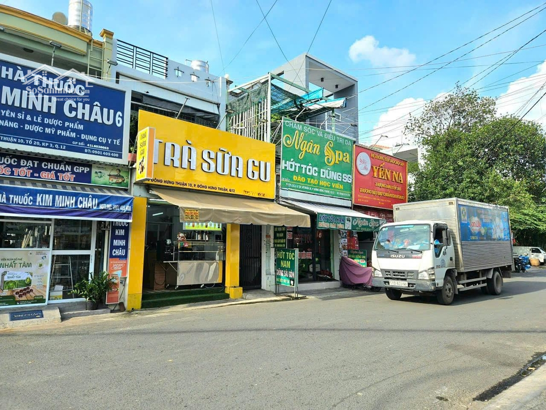 Nhà Đúc 1 Lầu Mặt Tiền Kinh Doanh Đường Nhựa 10M, Nguyễn Văn Quá, Quận 12, 4X10M, 4 Tỷ 850