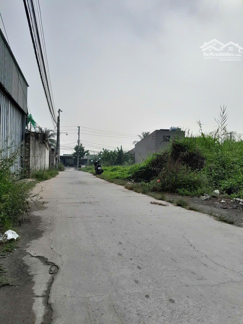Lô Đất Thổ Cư Giáp Hóc Môn, Cách Cầu Rạch Tra 1Km,Hẻm Ôtô 7 Chỗ,Dt: 5 X 20 (Cn: 98,6M2)