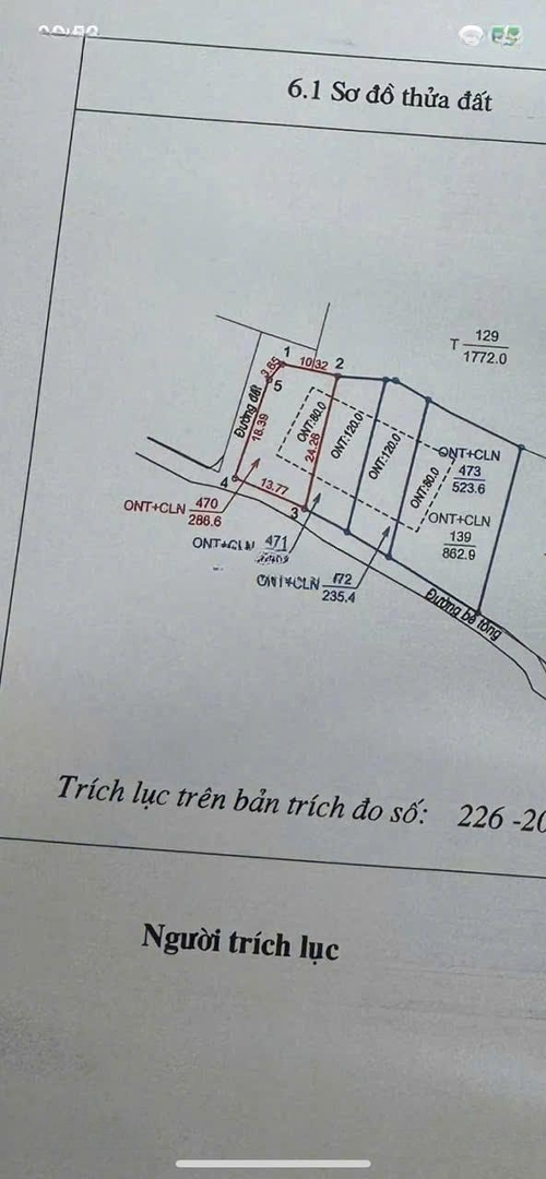Cần Bán 286M, 80M Thổ Cư Lô Góc Tại Nhuận Trạch, Lương Sơn, Hòa Bình.